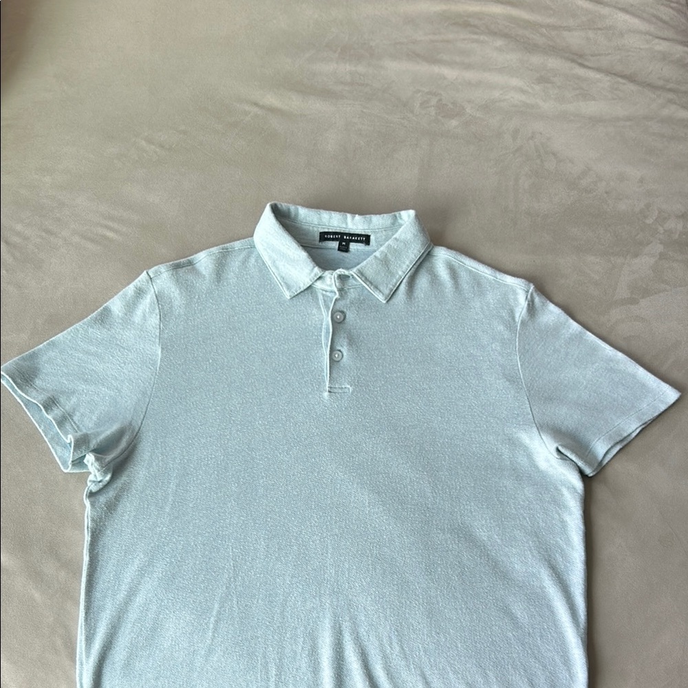 Robert Barakett Soft Blue Polo Shirt (Medium)